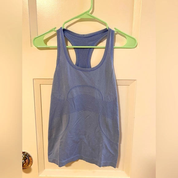 2 older lulu swiftly tech tank tops - Picture 2 of 9